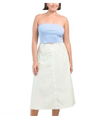NWT CeCe set tube top & skirt.
